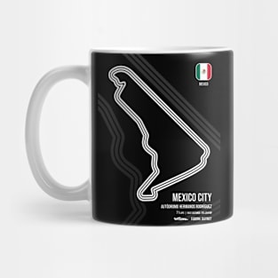 Mexico City Race Track (B&W) Mug